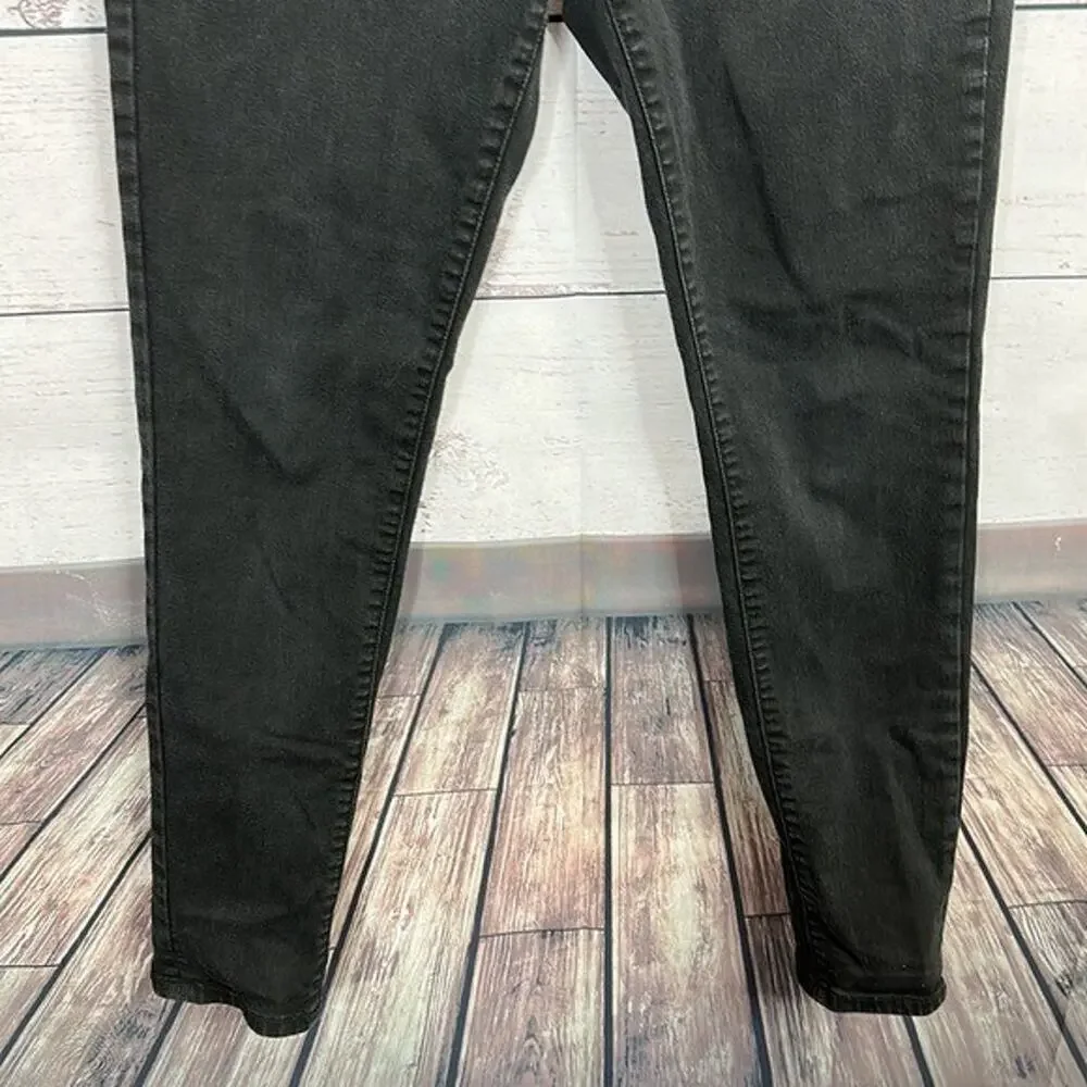 Kancan Jeans Womens 28‎ Black Midrise Skinny Stretch Casual Comfort Minimalist